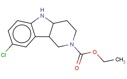 8-CHLORO-1,3,4,4A,5,9B-HEXAHYDRO-PYRIDO[4,3-B]INDOLE-2-CARBOXYLIC ACID ETHYL ESTER